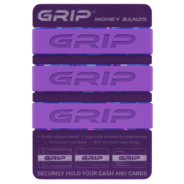 Money Bands For Cash Minimalist Wallet For Cash & Cards GRIP Industries