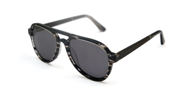 Grip Modern Vintage Aviator Sunglasses - Black Tortoise