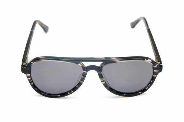 Grip Modern Vintage Aviator Sunglasses - Black Tortoise
