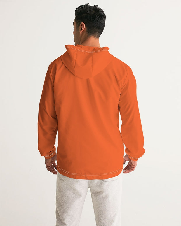 Pointed-Gun (orange) Men's Windbreaker