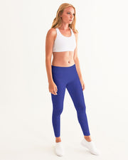 Women's Blue Color Yoga Pants