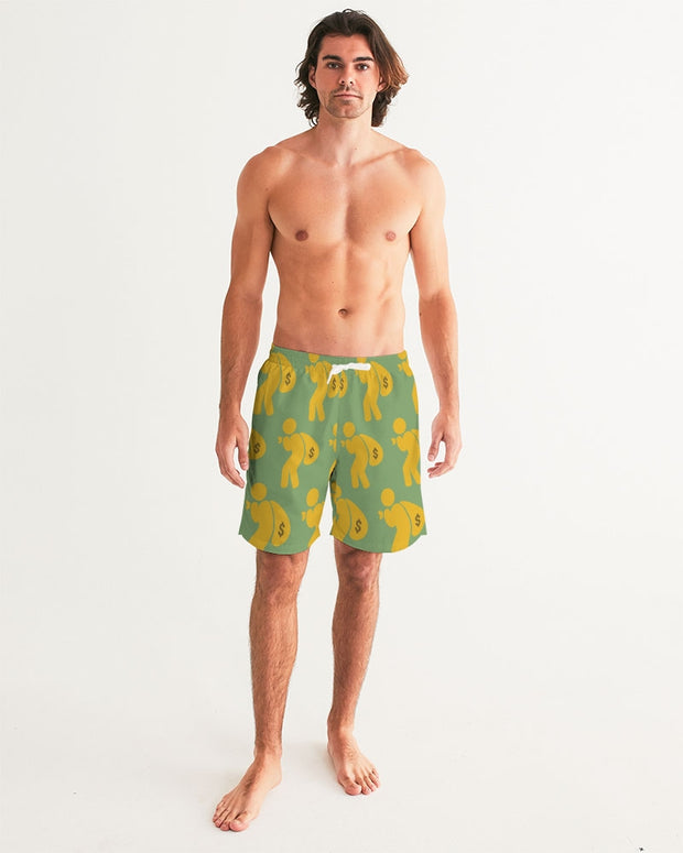 Burglar (green) Men's Swim Trunk