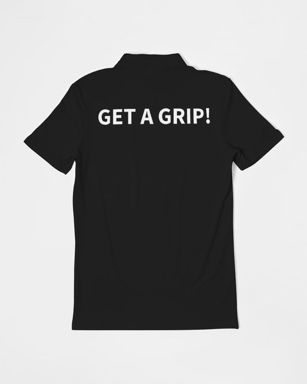 Staffwear - Get a Grip Men's Slim Fit Short Sleeve Polo